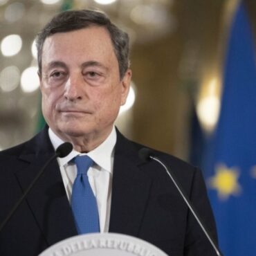 Mario Draghi. Credit Ufficio Stampa Quirinale